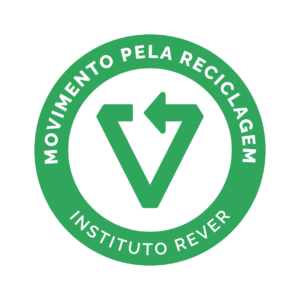 selo movimento pela reciclagem verde